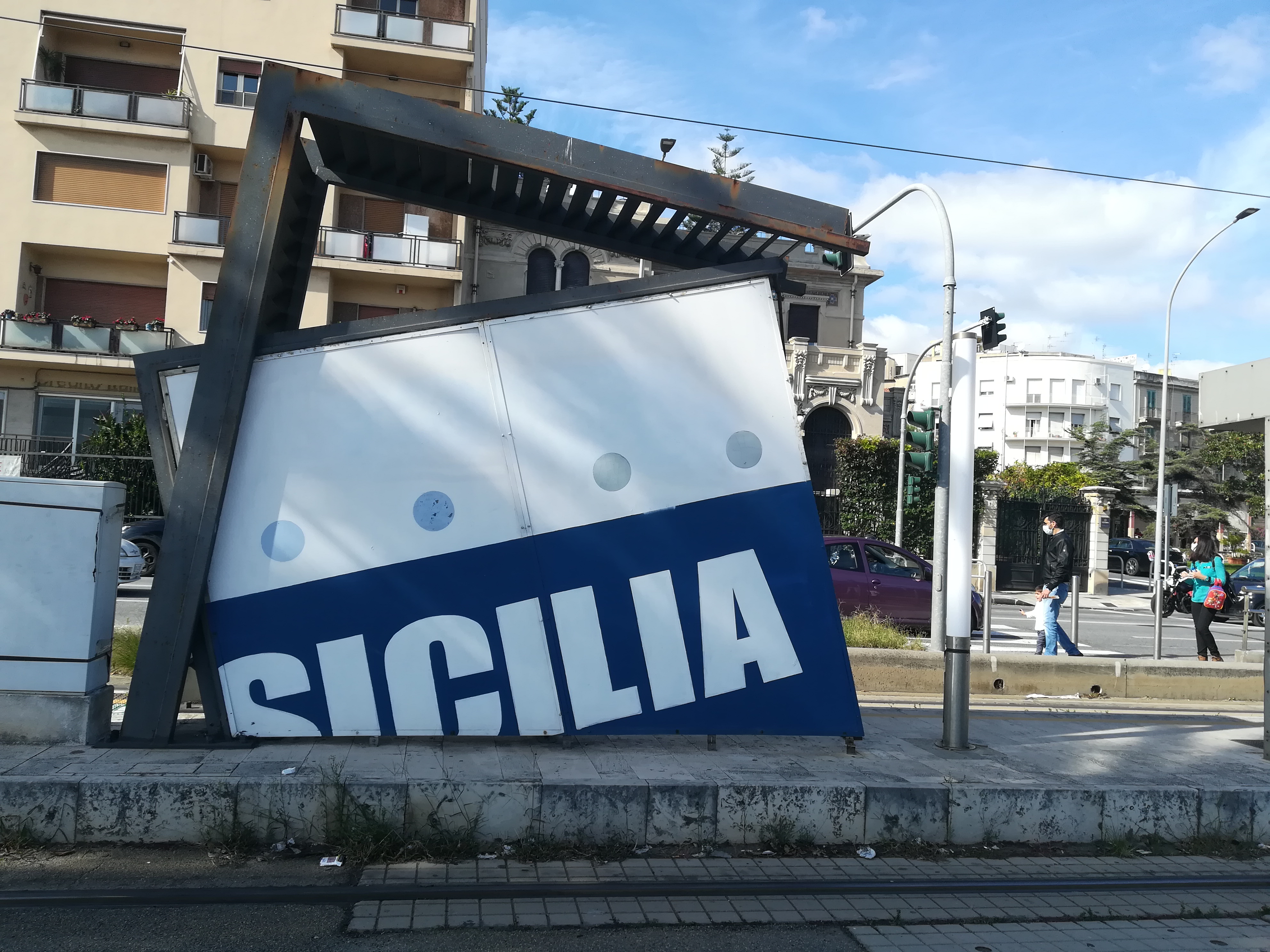 Cinzia Muscolino - Dante - Passeggiata a Mare - Pensilina tram - Distrart - Messina
