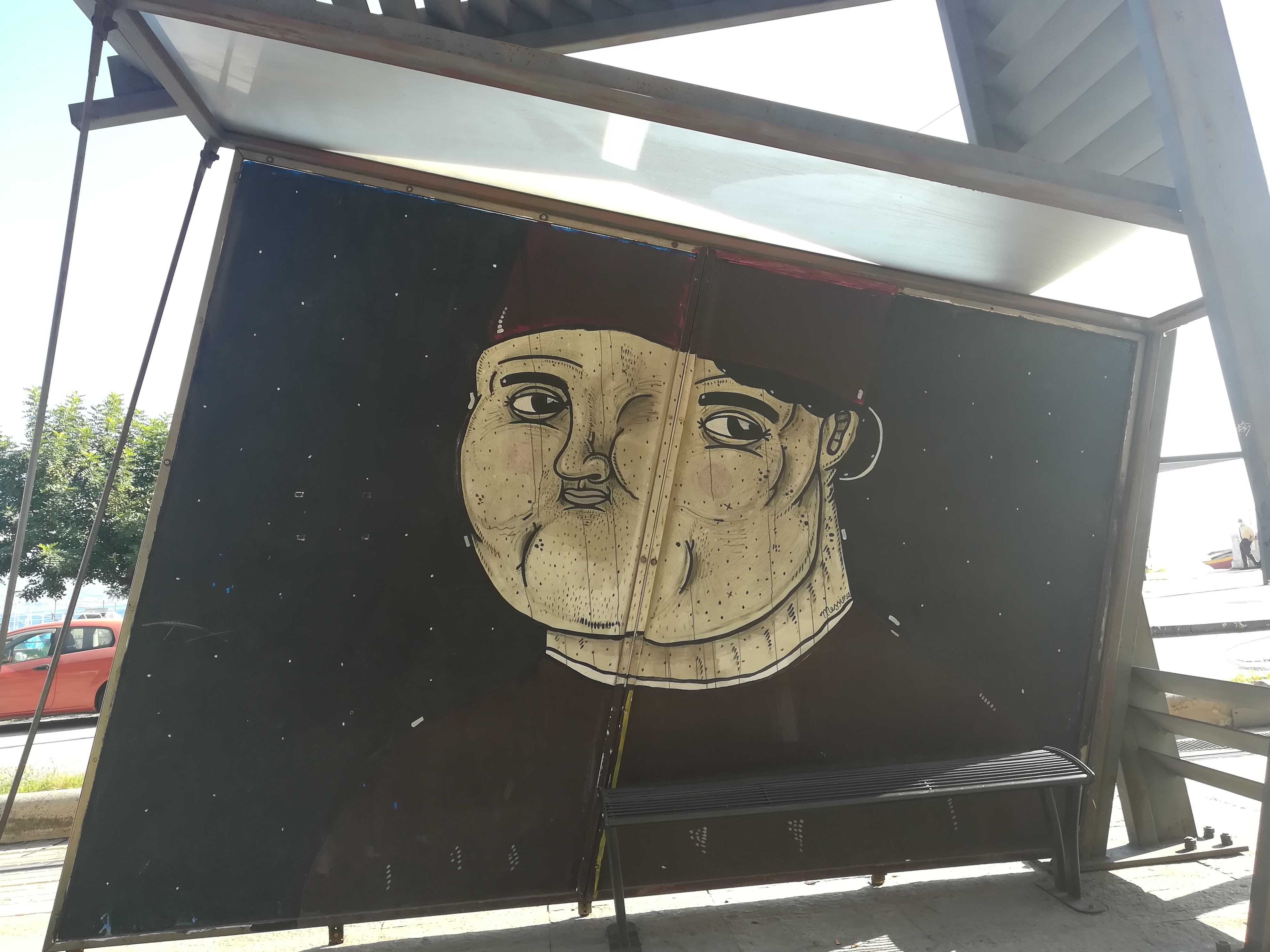 Ringo - Tofi - Antonello da Messina - Pensilina tram - Distrart - Messina