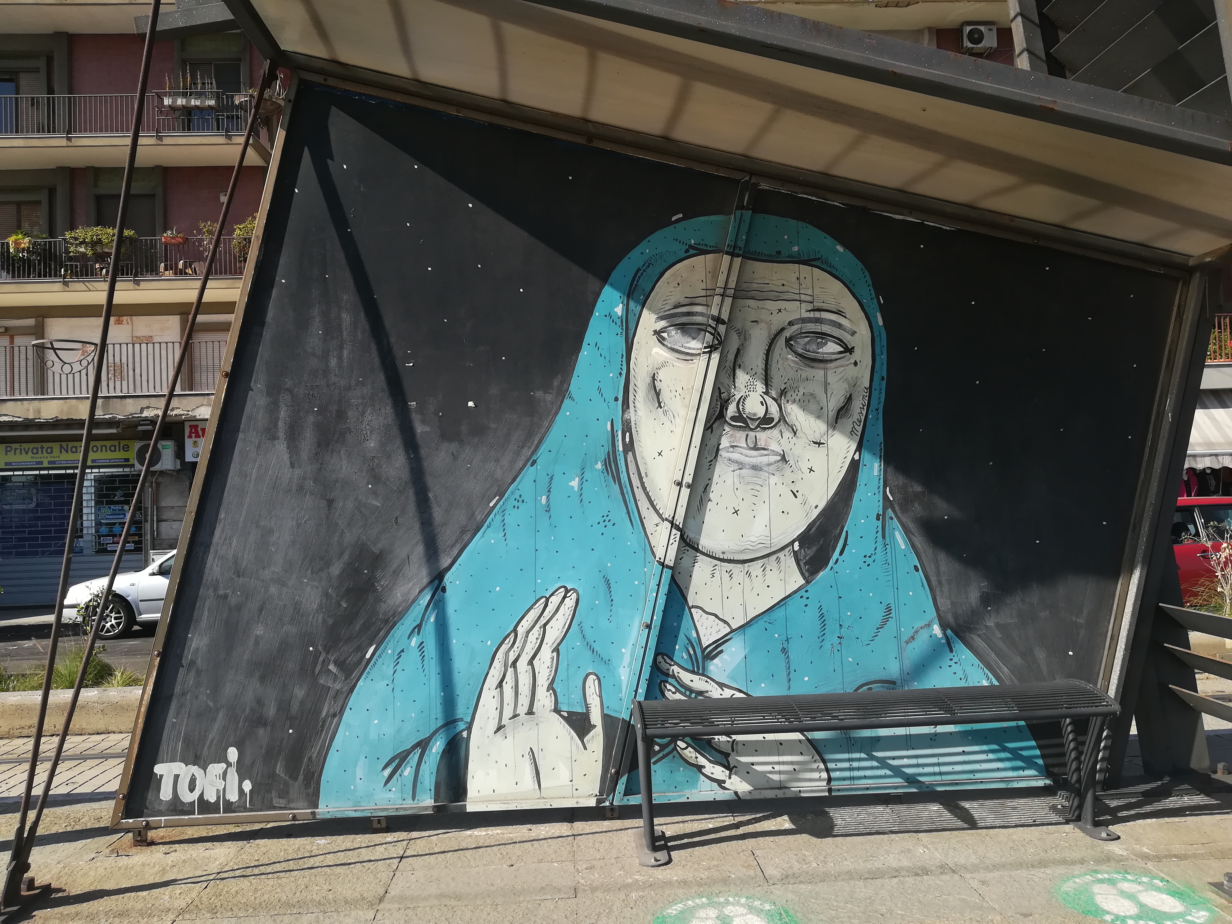 Ringo - Tofi - Pensilina tram - Distrart - Messina