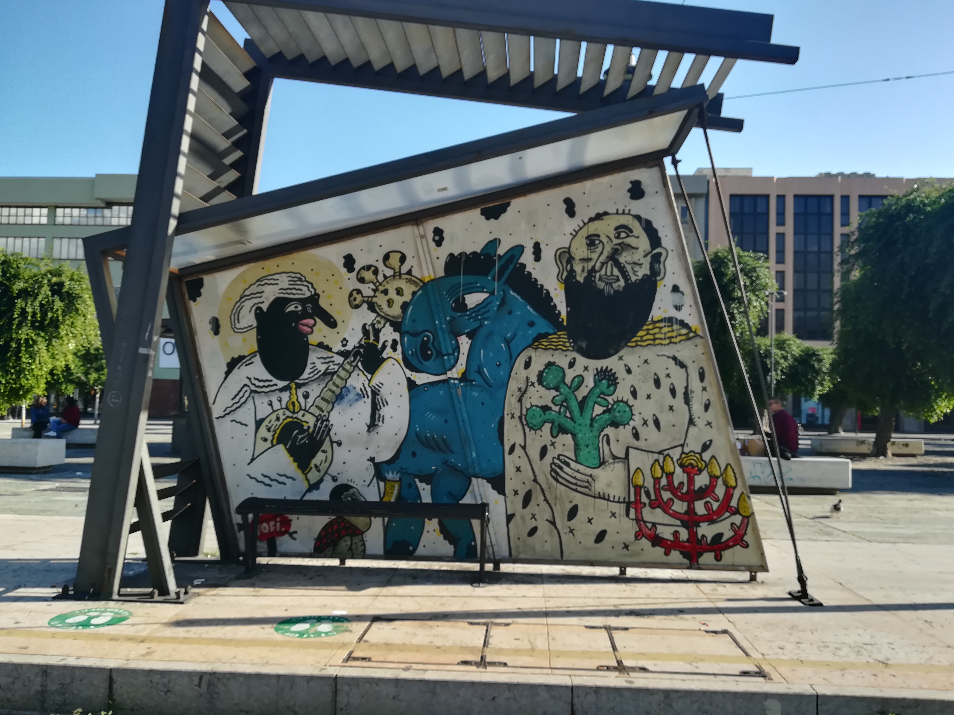 Piazza Cairoli - la convivenza delle religioni a Messina nell'anno 1000 - Tofi - Distrart - Messina