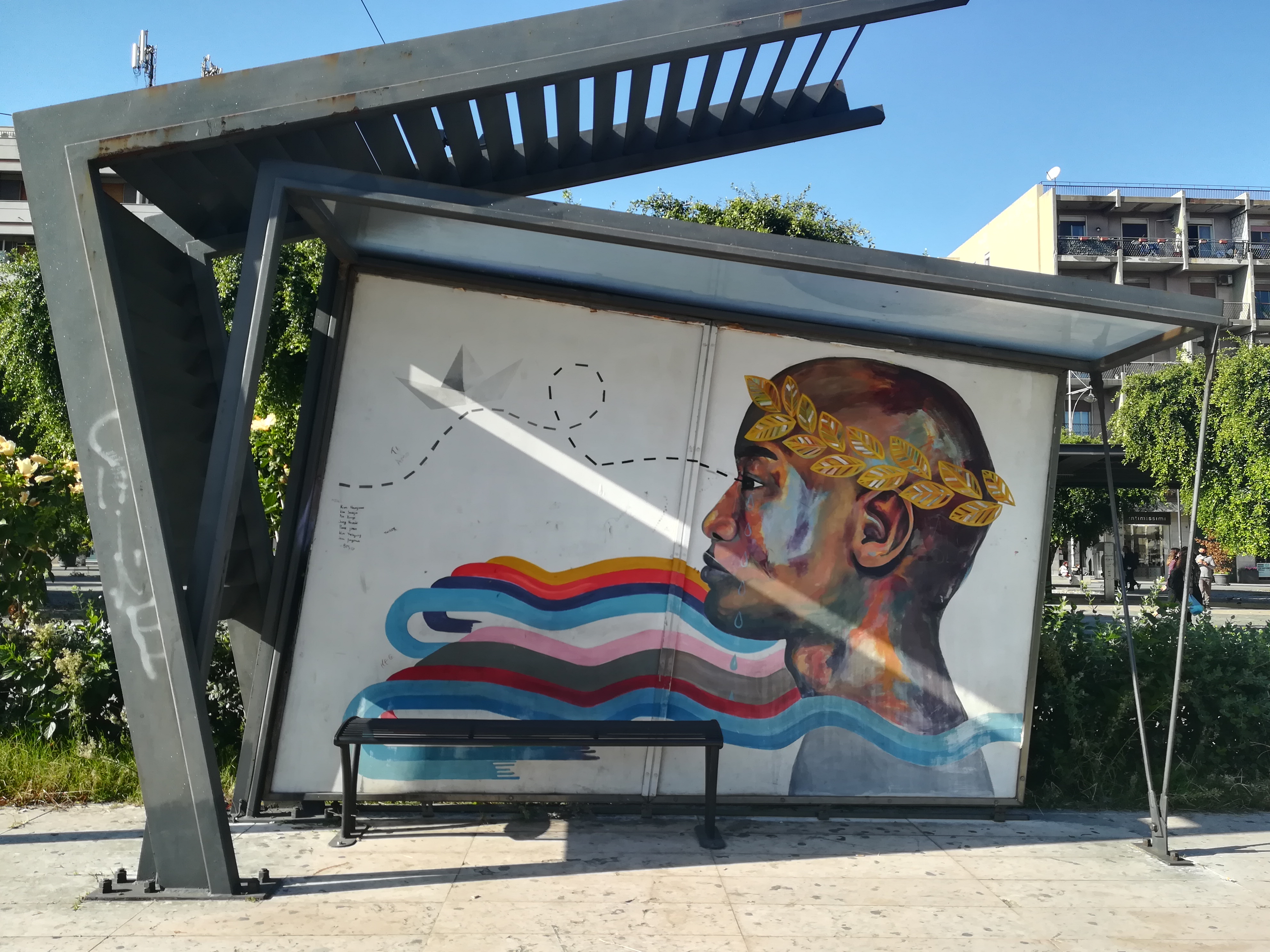 Pensilina - Piazza Cairoli - Grifone - Polly Maca - Distrart - Messina